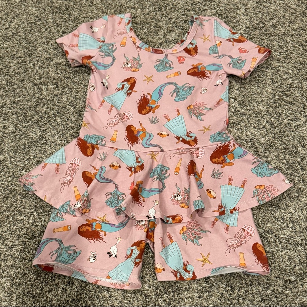 WRK skirted romper